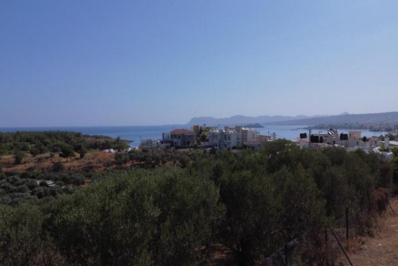 Agioi Apostoli Kreta, Agioi Apostoli: Grundstück mit Meerblick in der Nähe des Stadtzentrums zu verkaufen Grundstück kaufen